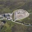 Oblique aerial view of Gremista waste management and recycling centre, Lerwick, looking SSW.