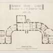 Ground floor plan of Brisbane House.