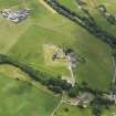 Oblique aerial view of Glenluce Abbey, taken from the NNE.