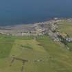 General oblique aerial view of Drummore, taken from the WSW.