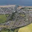 General oblique aerial view of Girvan, taken from the E.