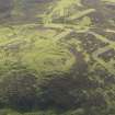 Oblique aerial view of the remains of the enclosure and rig on Park Knowe, taken from the NE.