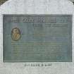 James Clerk Maxwell memorial. Detail