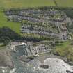 Oblique aerial view of Dunure village, taken from the W.