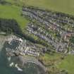 Oblique aerial view of Dunure village, taken from the W.
