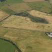 General oblique aerial view of the cropmarks of the barrow, taken from the NE.