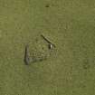 Oblique aerial view of the remains of Elsie the Greater Recumbent Stone Circle, taken from the W.