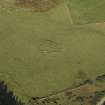 Oblique aerial view of the remains of Elsie the Greater Recumbent Stone Circle, taken from the SSE.