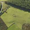 Oblique aerial view of the remains of Elsie the Greater Recumbent Stone Circle, taken from the N.