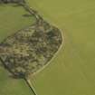 Oblique aerial view of Candle Hill recumbent stone circle, taken from the WNW.