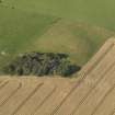 Oblique aerial view of Loanend recumbent stone circle, taken from the SE.