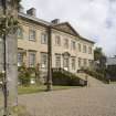 Central block of house, oblique view from SW