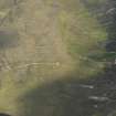 Oblique aerial view centred on the Dwarfie Stane chambered cairn, taken from the SW.