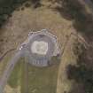 Oblique aerial view of the Dundee Law centred on the war memorial, taken from the N.