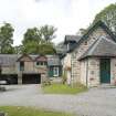 Sawmill and cottage, view from E