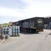 Belhaven Brewery. View from west of keg handling and dispatch area.
