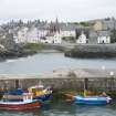 Town and harbour basin, Portsoy,  view from NE