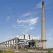 General view of Methil Power Station from S showing gantry.