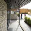 Exterior detail of Plot 5, The Corner House by JM Architects, taken from the NE.