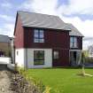 Rear view of Plot 15, The Modular House by Bracewell Stirling Architects, taken from the NE.