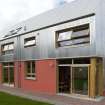 Rear view of Plot 4.1, The Timber House by John Gilbert Architects, taken from the E.