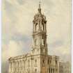 Perspective view of St George's Church, Shandwick Place, Edinburgh by David Bryce.