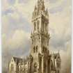 Perspective view of St George's Church, Shandwick Place, Edinburgh by David Bryce.