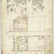 Lochgilphead, Bishopton Road, Christ Church, Rectory.
East elevation, plan of Bed Room and Ground Floors.