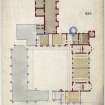 Aberdeen, King's College.
Plan of ground floor.
Insc: 'No 11, King's College, Aberdeen, Plan Of Ground Floor'.