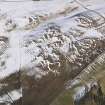 Oblique aerial view of the settlement and fort on Todshaw Hill, looking N.