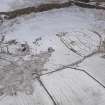 Oblique aerial view of the settlement and field system at Blakebillend, looking NNW.