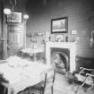 Dining Room in use as stucy or office, possibly 9 Randolph Crescent, or 16 Great King Street, Edinburgh
