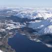 General oblique aerial view of Loch Earn and St Fillans, looking ESE.