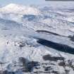 General oblique aerial view of the Garth Lodge area with Schiehallion beyond, looking NNW.