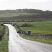 Distant view from NW, taken during the Discover Bute Landscape Partnership Scheme funded community excavations.