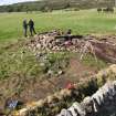 Elevated view, taken from NE. Taken during the Discover Bute Landscape Partnership Scheme funded community excavations.