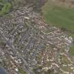 General oblique aerial view of Tillicoultry, centred on area between High Street and Jamieson Gardens, comprising Stirling Street, Ochil Street, Hamilton Street and Hill Street, taken from the SE