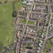 General oblique aerial view of Tillicoultry, centred on area between Jamieson Gardens and Walker Terrace, taken from the W