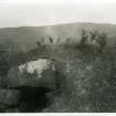 Lovaig: detail of kiln flue (external), photographed in the 1950s