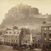 View of the northside of the Grassmarket, Edinburgh, nos 4-28 with the Castle in the background
Photograph Album 87  The Strang Collection, Dunearn