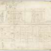 Edinburgh, 12 Hope Terrace, Harlaw, also known as Whitehouse Gardens, Braeside House for Benjamin Hall Blyth.
Plans and sections