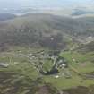 General oblique aerial view of Wanlockhead, taken from the SE.