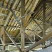 Interior. Church roof space