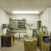 General view of workshop in jewellery and silversmithing department within Newbery Tower