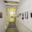 View along the main corridor within the photographic department of the Foulis Building