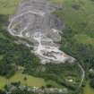 Oblique aerial view of Morrinton Quarry, taken from the SW.