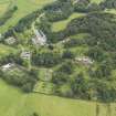 General oblique aerial view of Threave House and gardens, taken from the SW.