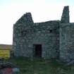 View of the Southern end of the North-East elevation of Cornaigmore Mill, Tiree.