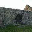 General view of the Northern end of the North-East elevation of Cornaigmore Mill, Tiree.