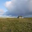 General view of the cottage known as Tigh Fiona Ghall, Balemartine, Tiree, taken from the South.